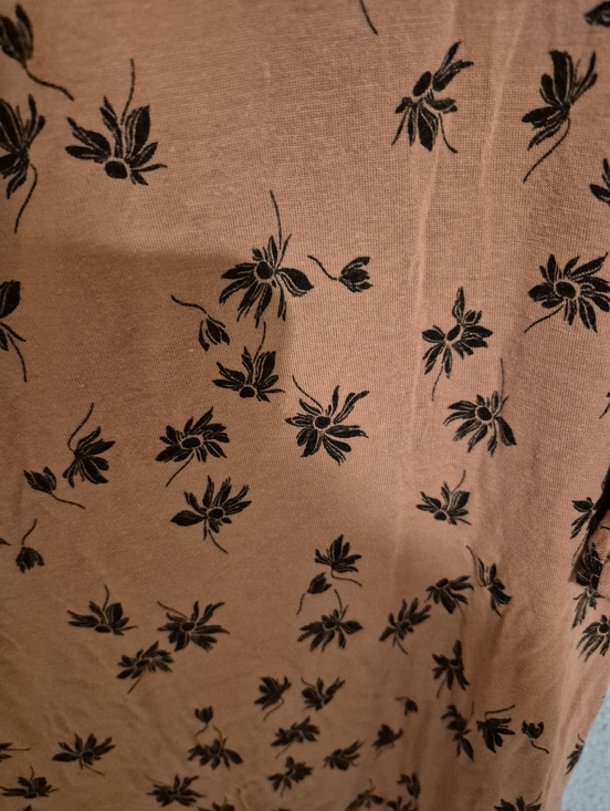Lane Bryant Dusty Rose Floral Blouse - Picture 2 of 5